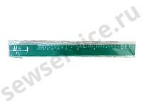 Калибровочная линейка,зелёная(Gauge Scale(Green) Silver Reed 08252116